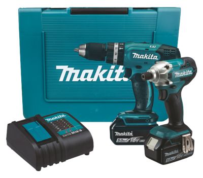 Makita DLX2336ST 18V 5.0Ah Li-Ion LXT  Cordless Twin Pack