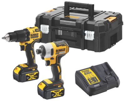 DeWalt 18V 4.0Ah XR Brushless Cordless Twin Pack Includes 2x 4.0Ah Batteries