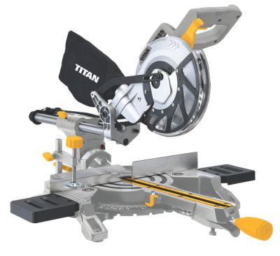 Titan TTB794MSW 210mm  Electric Single-Bevel Sliding Sliding Mitre Saw 240V