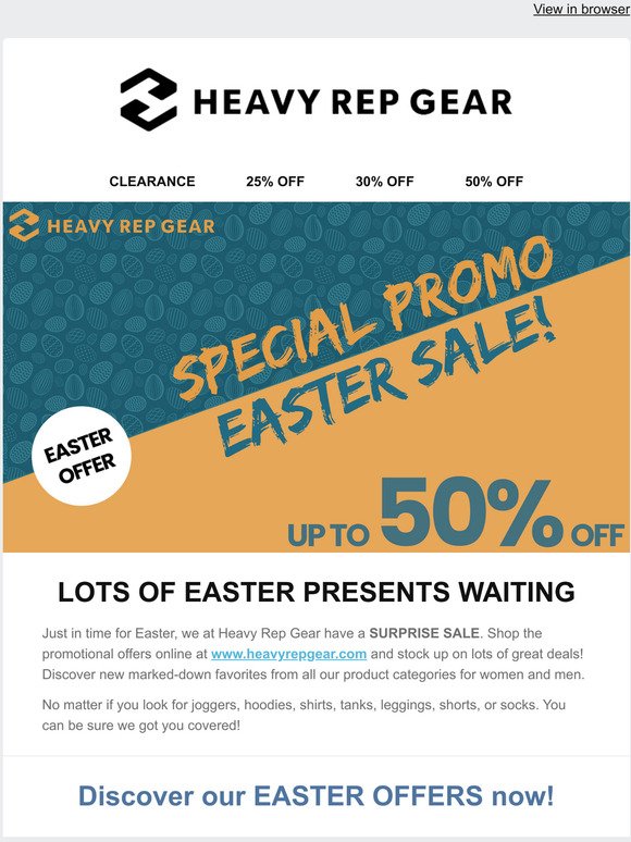  Easter Sale! Get your discount !