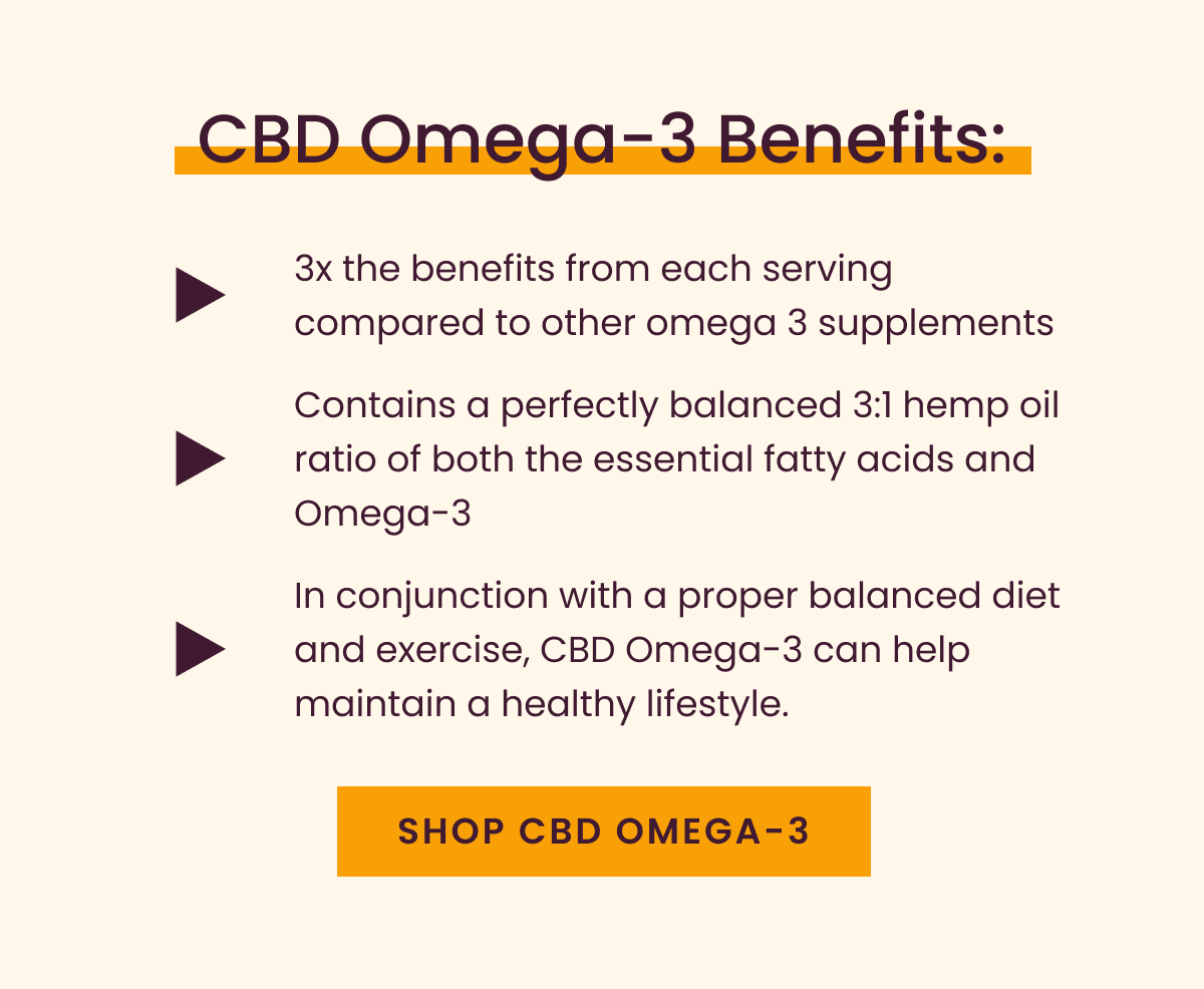 CBD Omega-3 Benefits