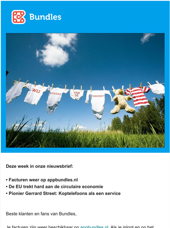 Een mooie toekomst voor duurzame producten - als een service