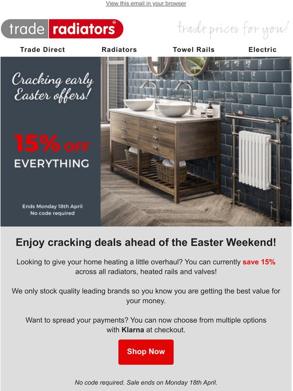 15% off EVERYTHING! - Cracking Deals