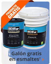 Galón gratis en esmaltes†
