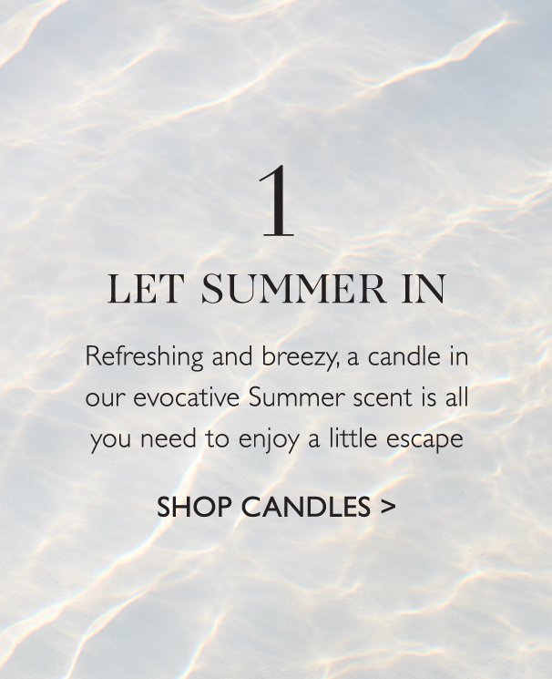 1 Let Summer In Shop Candles