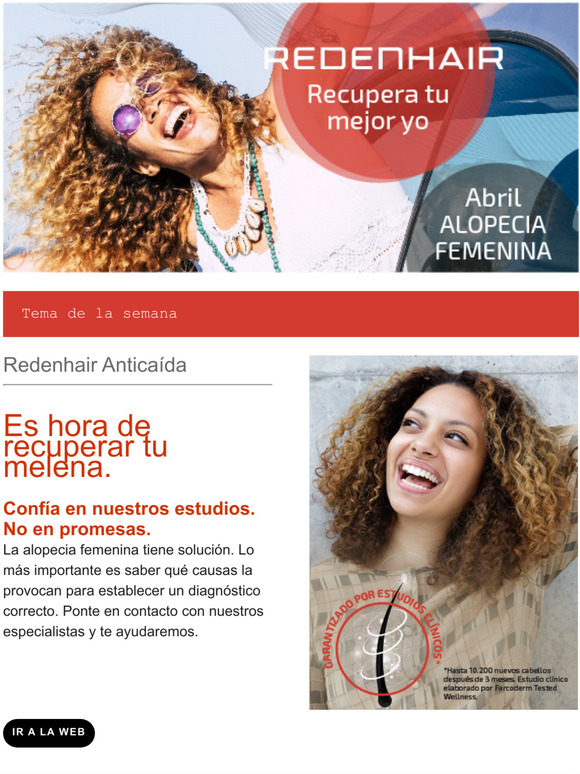 Te preocupa perder el cabello?