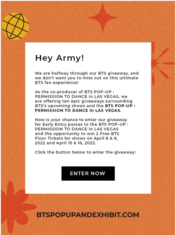 BTS Giveaway: There's still time!