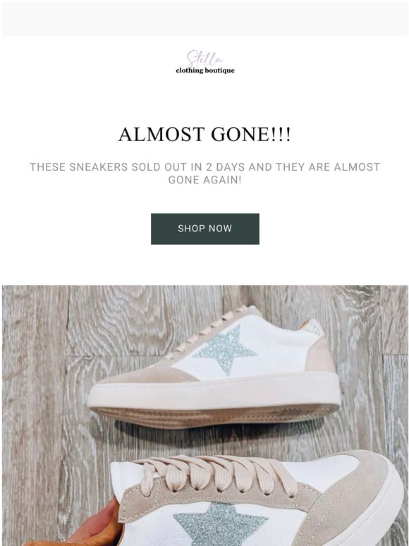 These Sneakers Are Almost Gone AGAIN!