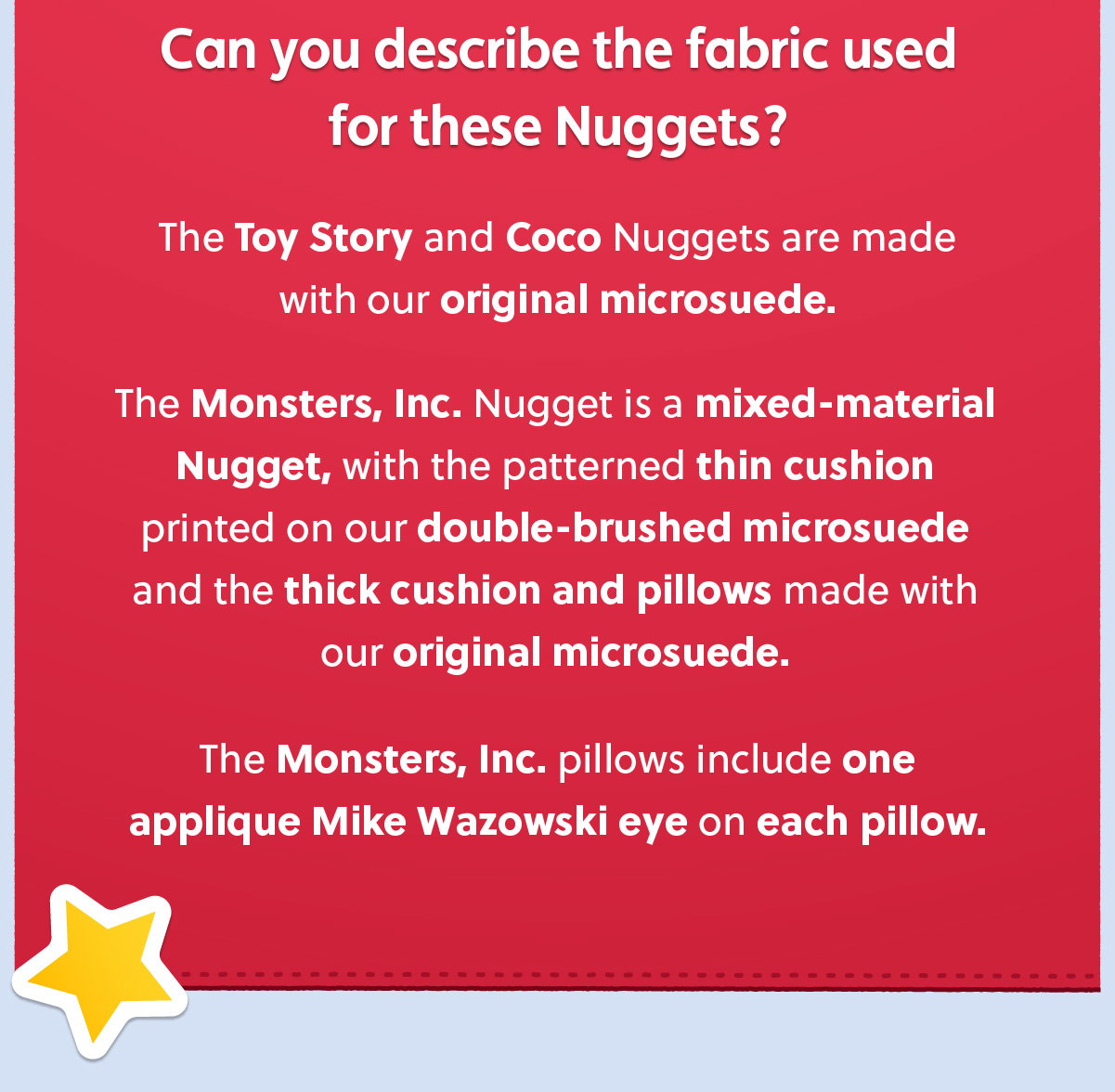 Nugget Comfort: They're here! Shop the Disney and Pixar Collection now. |  Milled