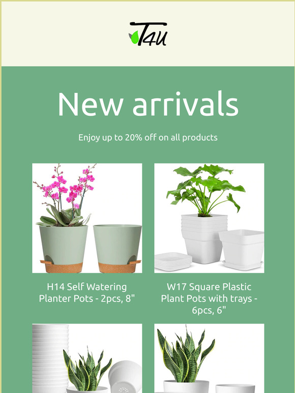 Plant Pots New Arrivals | T4U Wholesale