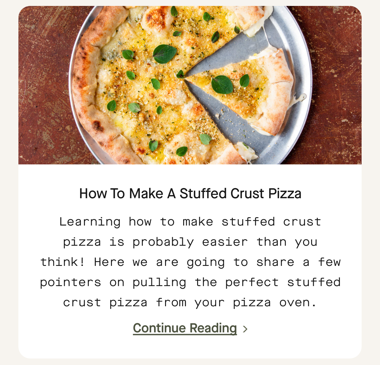 How To Make A Stuffed Crust Pizza