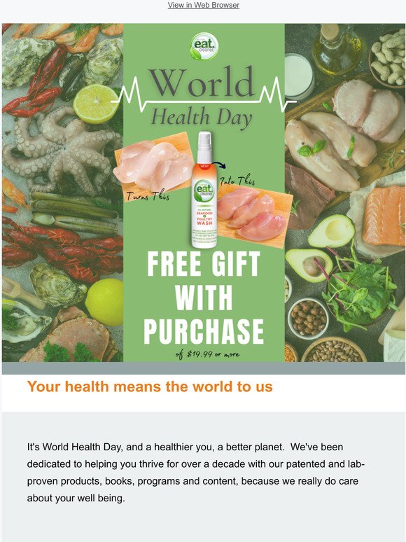 It's World Health Day, get your complimentary GWP
