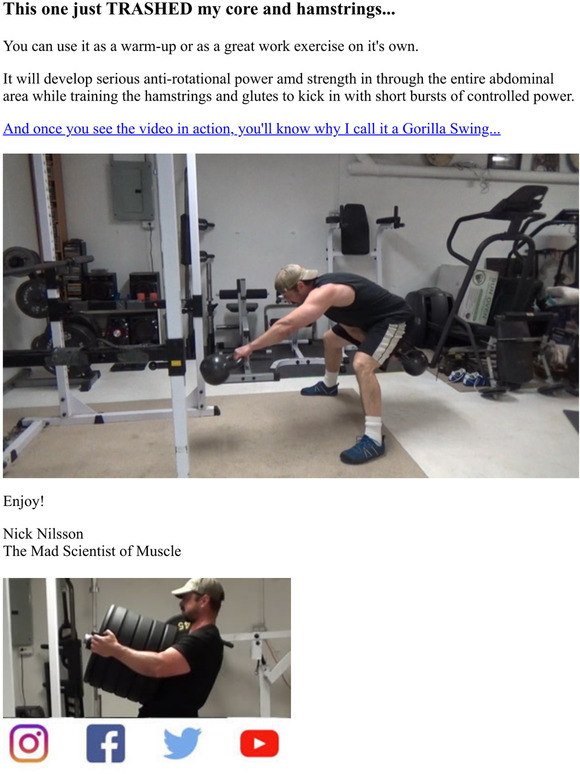 Los Mejores Ejercicios De Los Que Ha Oido Jamas Gorilla KB Swings