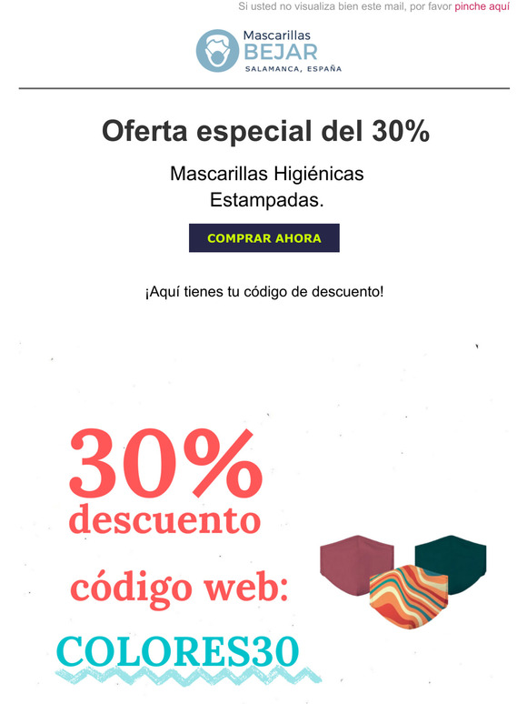 COLORES30 DISFRUTA DE ESTA PROMOCIN