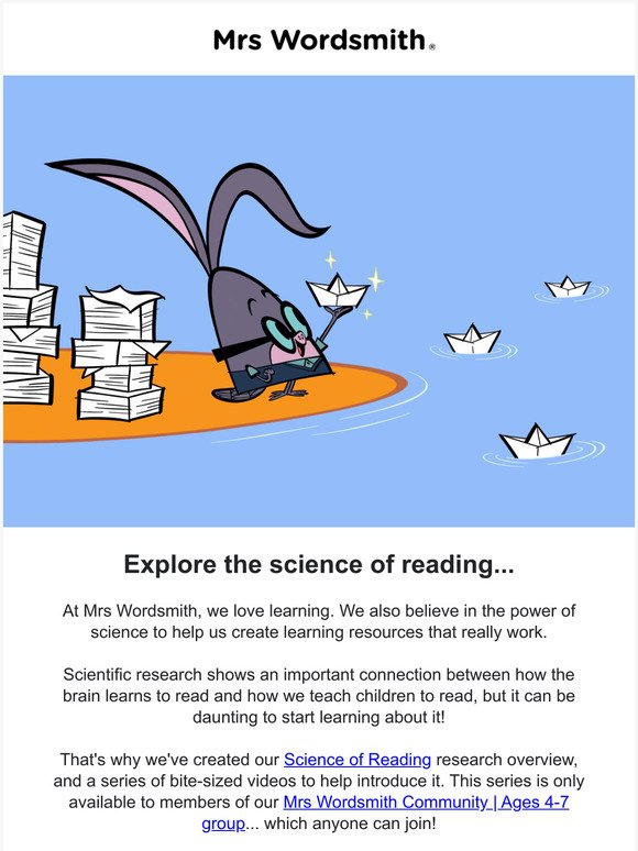 Explore the science of reading