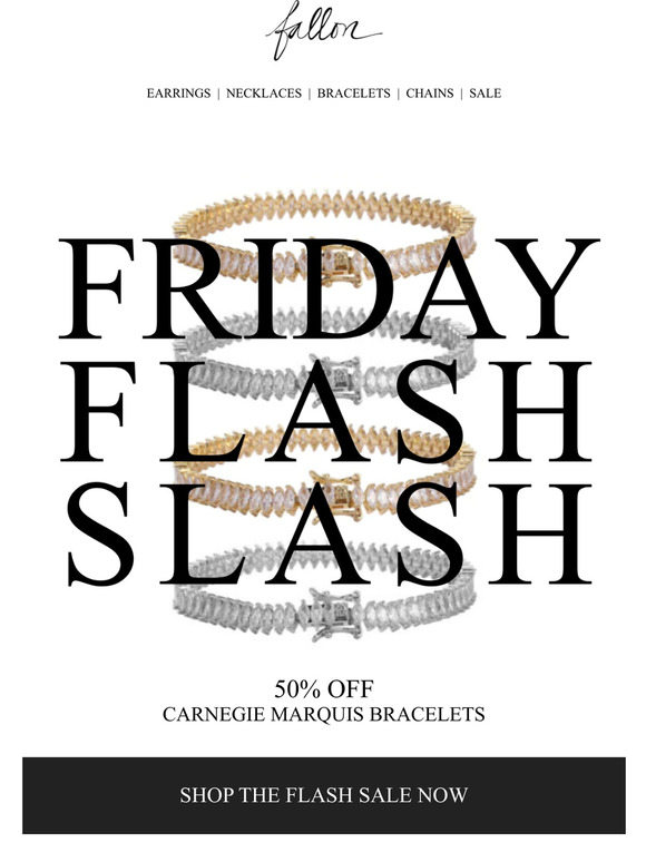 FRIDAY FLASH SLASH!