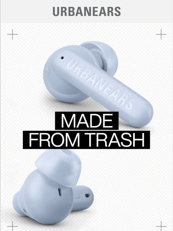 Made from trash. Introducing Urbanears Boo.