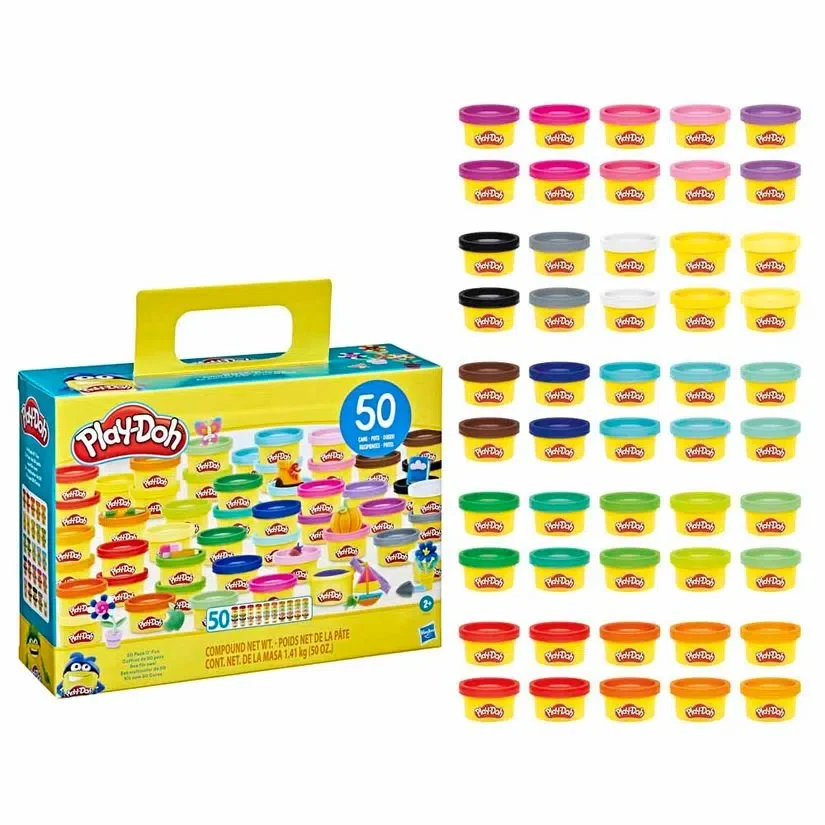 Play Doh Kit com 50 Potes de Massinha - Hasbro