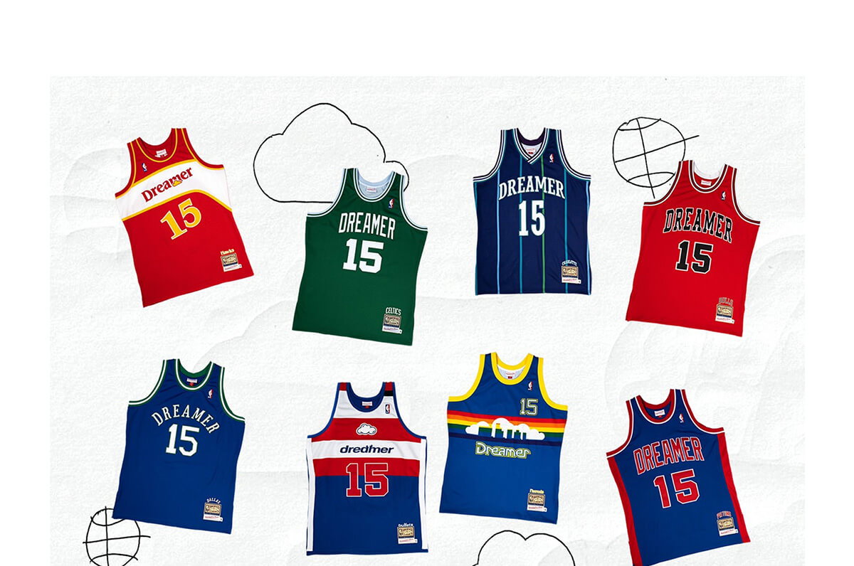 Image of two different DREAMER jerseys