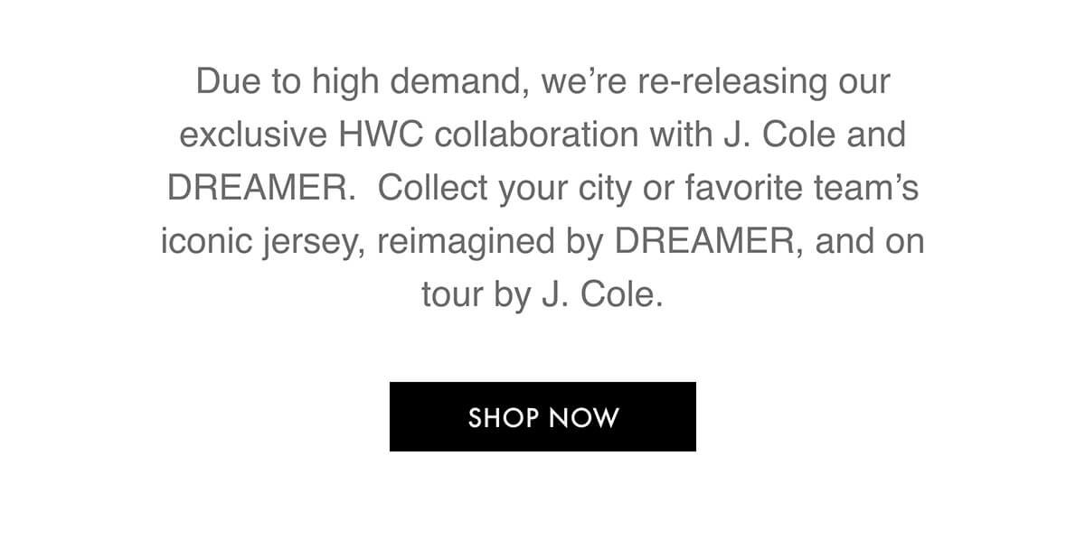 J. Cole Dreamer Throwback Jerseys Mitchell & Ness Nostalgia Co.