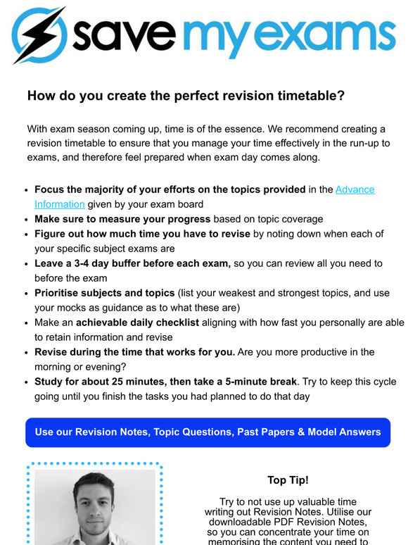 Save My Exams: How To Make The Best Revision Timetable | Milled