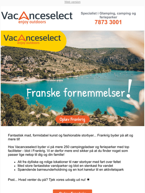 Tag p ferie i Frankrig!