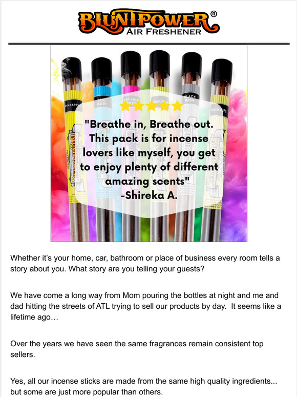 BPA Enterprises, LLC. Our Most Popular Incense Revealed Milled