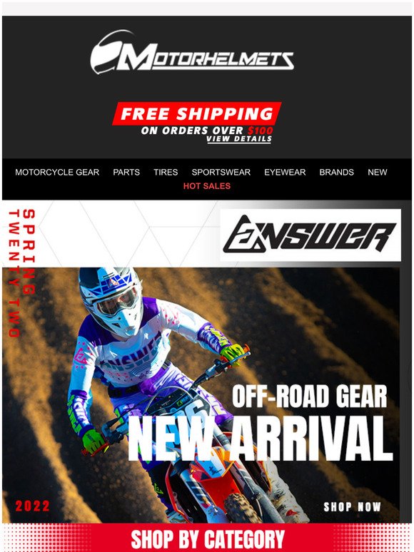 Introducing The Answer Racing New Arrival MX Gear Collection