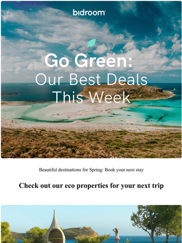  Eco-hotel deals for your  Spring break