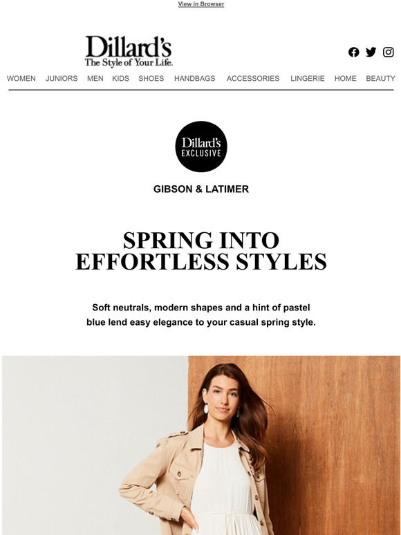 Spring Into Style With Dillard's