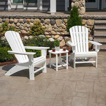 Portside 3-Piece Shellback Adirondack Set