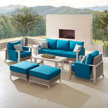 Sirio Hollywood 7-Piece Deep Seating Set