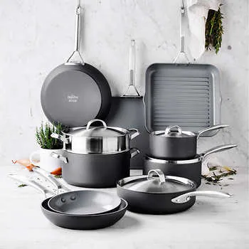 GreenPan Paris Pro 14-Piece Hard Anodized Cookware Set