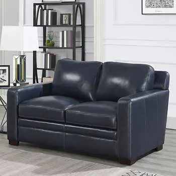 Chanton Leather Loveseat