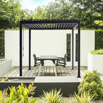 Mirador Adjustable Louvered Aluminum Pergola