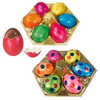 Gut Springenheide Real Eggshell Chocolate Eggs, 2-6 Packs