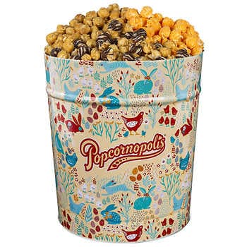 Popcornopolis 3.5 Gallon Easter Spring Tin