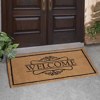 Estate Size Welcome Coir Mat, 72-inch x 36-inch