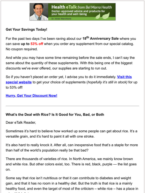 Get Your Savings Today!