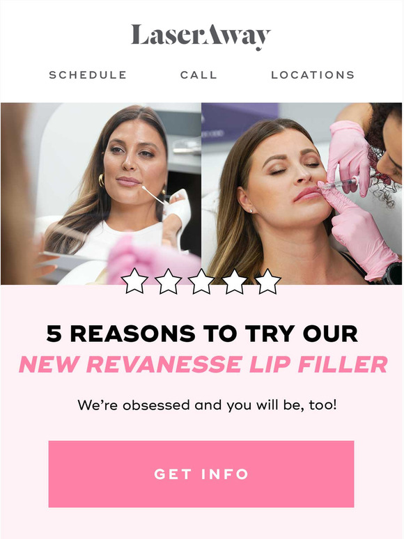LaserAway 5 Reasons To Try Our New Revanesse Lip Filler Milled