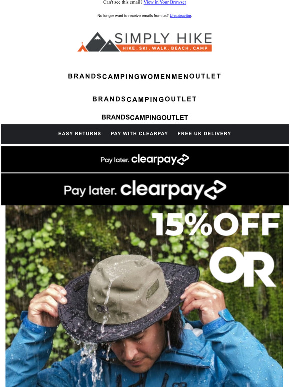 Kick starting our range of Outdoor Research with 15% OFF