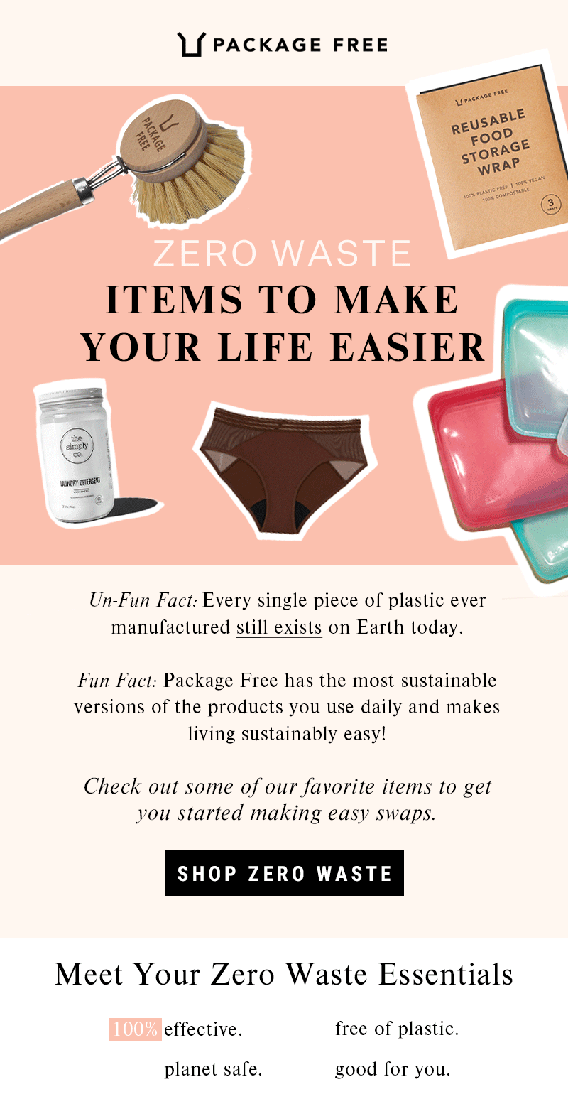 Package Free Shop Zero Waste Items To Make Your Life Easier! Milled