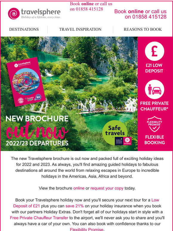 travelsphere New brochure out now! Milled