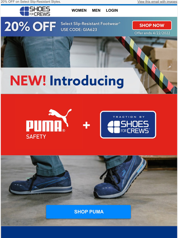Shoes for Crews Introducing Puma Safety with Shoes For Crews Traction