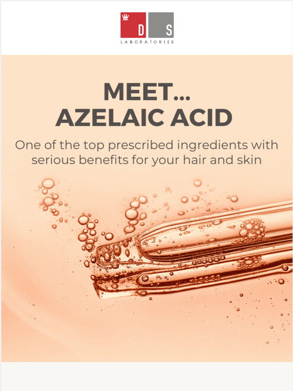 DS Laboratories We Azelaic Acid for Your Hair & Skin Milled