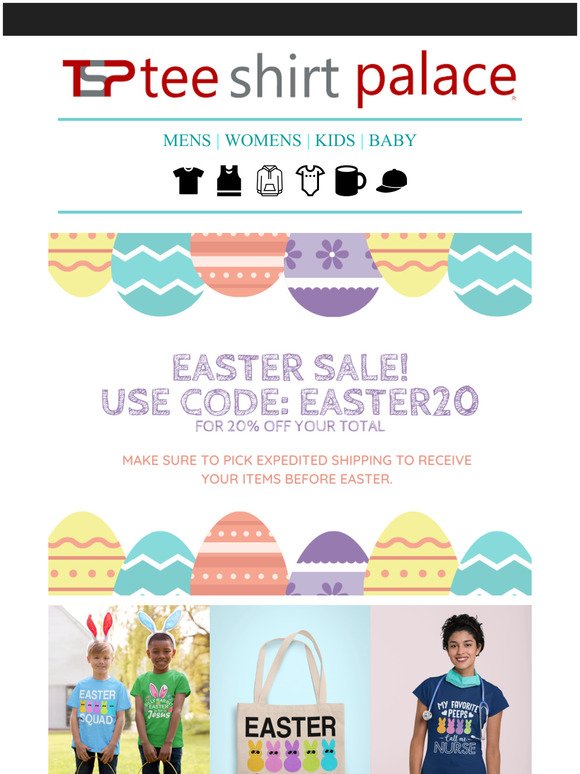 EASTER GIFTS 20% OFF LIMITED TIME ONLY!