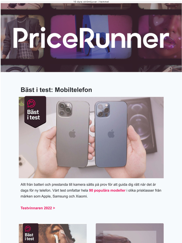 rets testvinnare: Mobiltelefon | Hrlurar