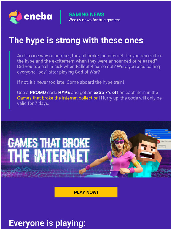 Get hyped up with internet breakers!