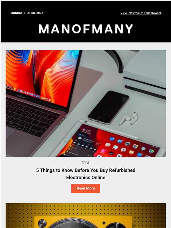Man of Many 5 Things to Know Before You Buy Refurbished Electronics