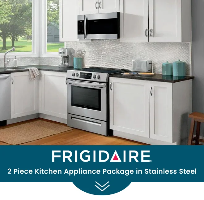 Frigidaire 2 Piece Kitchen Appliances Package
